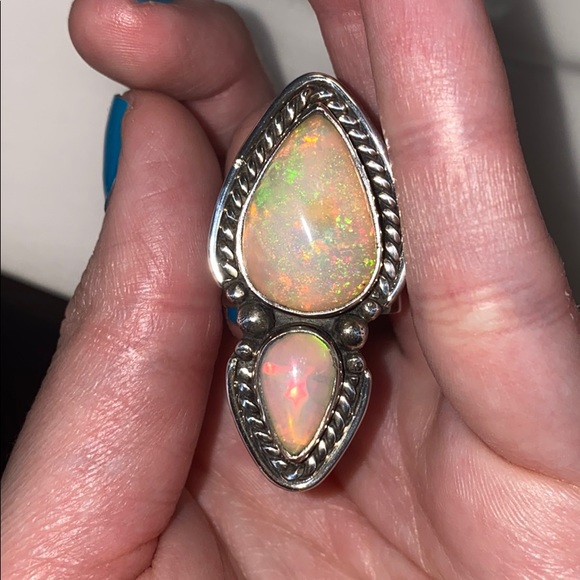 NEW OOAK Ethiopian Opal Ring - Picture 10 of 12